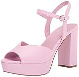 Marc Fisher Women's Dercy Heeled Sandal, Pink, 7.5 | Amazon (US)