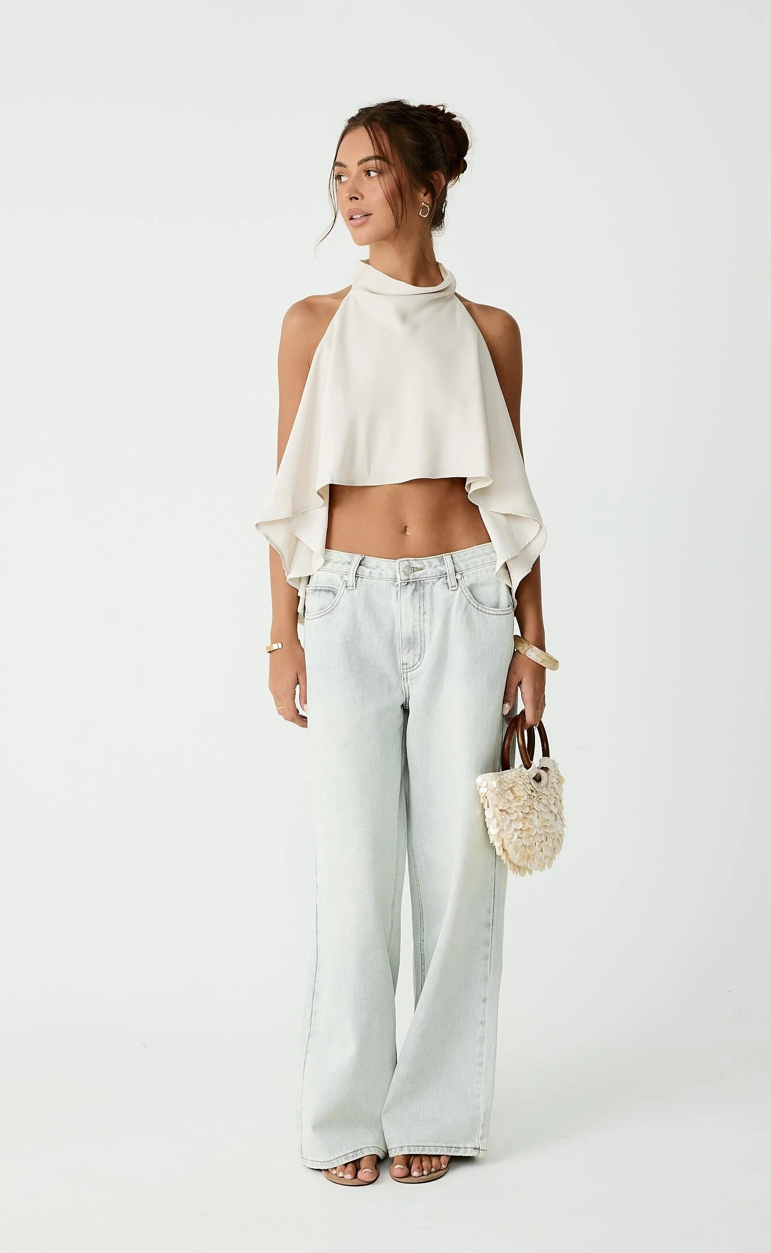 Wyatt Top (Oat) | Charcoal Clothing US