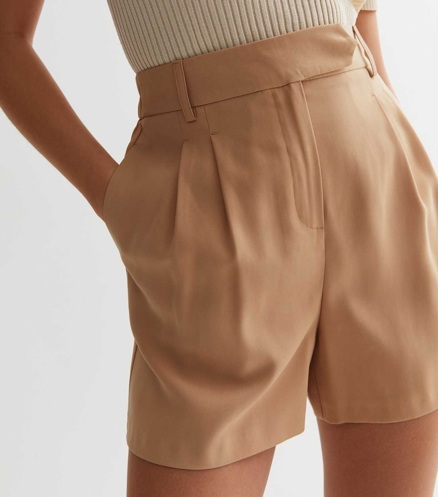 Camel High Waist Tailored Shorts
						
						Add to Saved Items
						Remove from Saved Items | New Look (UK)