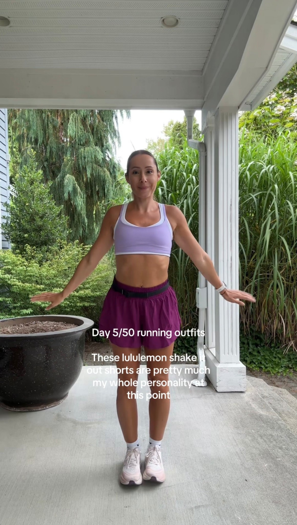 Part 3 | running fits. Purple kinda mood! Size 6 in bottoms and tops 

#LTKfitness #LTKstyletip #LTKsummer