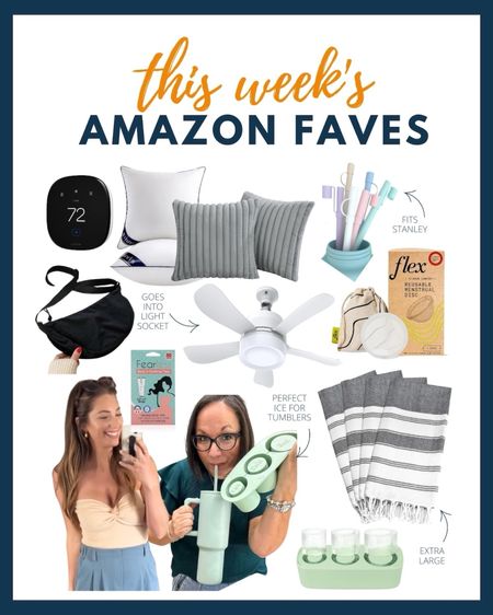 Shop our team’s favorite Amazon buys this week! From towels that are perfect for someone 6’3”, fans that can be installed in bulb sockets, affordable tube tops, and more!

#LTKStyleTip #LTKOver40 #LTKFindsUnder50
