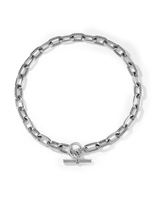 Collana a catena DY Madison Toggle in argento sterling | Farfetch Global