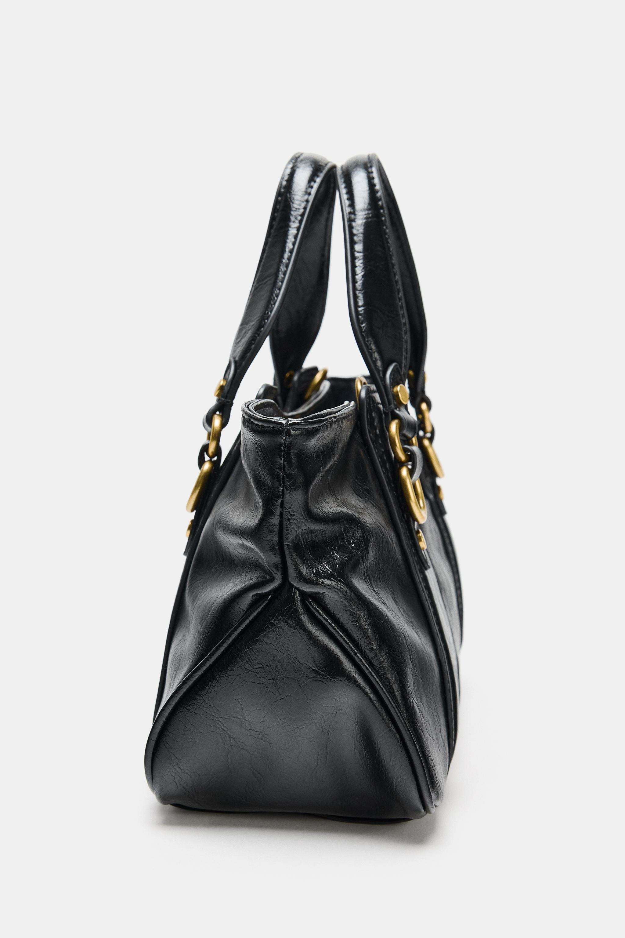 HANDBAG WITH METALLIC DETAILS | Zara US