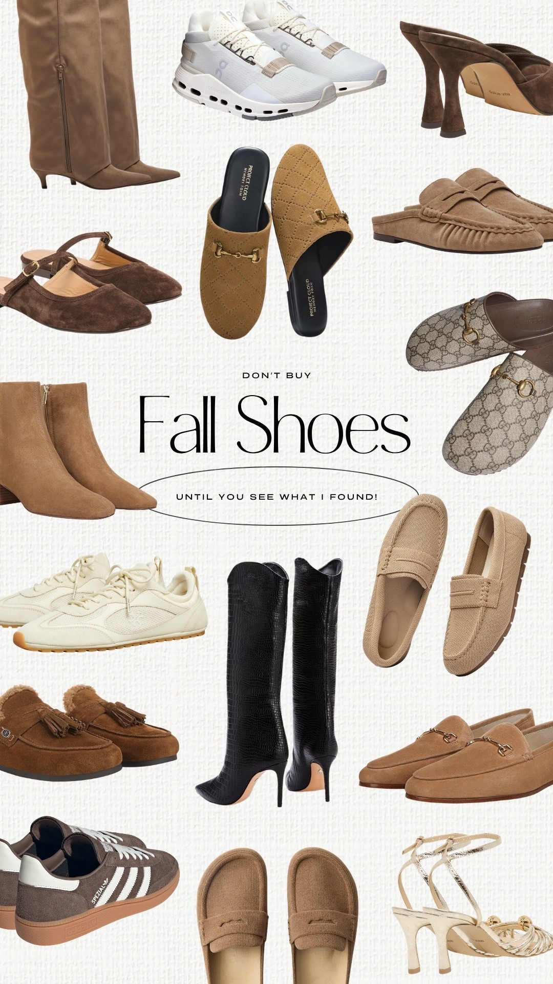 Fall shoes. Fall outfits. Fall style. Fall workwear. Teacher outfits. Travel shoes. Travel outfits. Elevated casual outfits. Fall clogs. Fall mules. Most of these are TTS. I sized down half a size in brown adidas and sized up half a size in Gucci mules and Tory Burch field sneakers.

#LTKActive #LTKPetite #LTKWorkwear