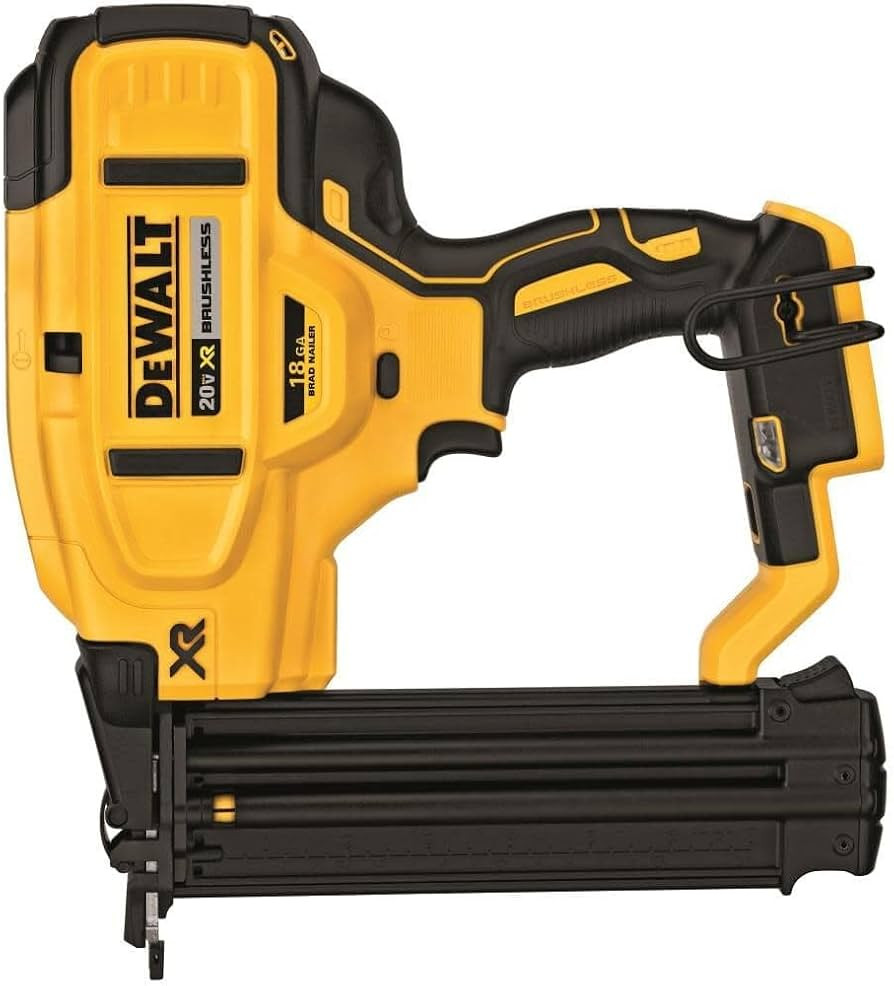 DEWALT DCN680B 20V MAX* XR\u00ae 18 GA Cordless Brad Nailer (Tool Only) | Amazon (US)