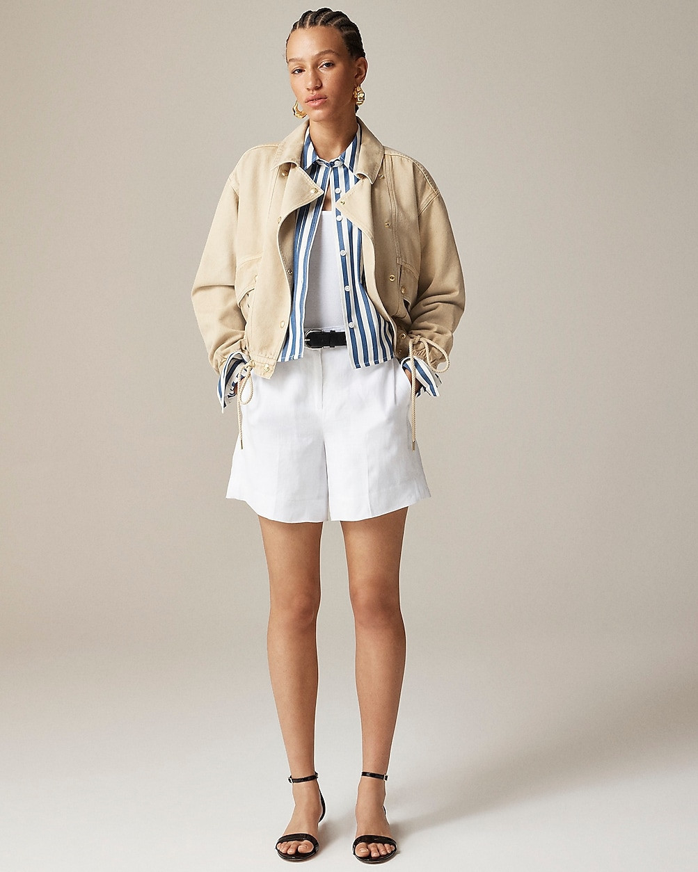 6" Harbor short in linen | J. Crew US