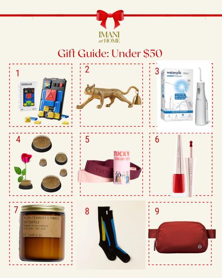 Gift Guide under $50

#LTKGiftGuide #LTKSeasonal #LTKfindsunder50