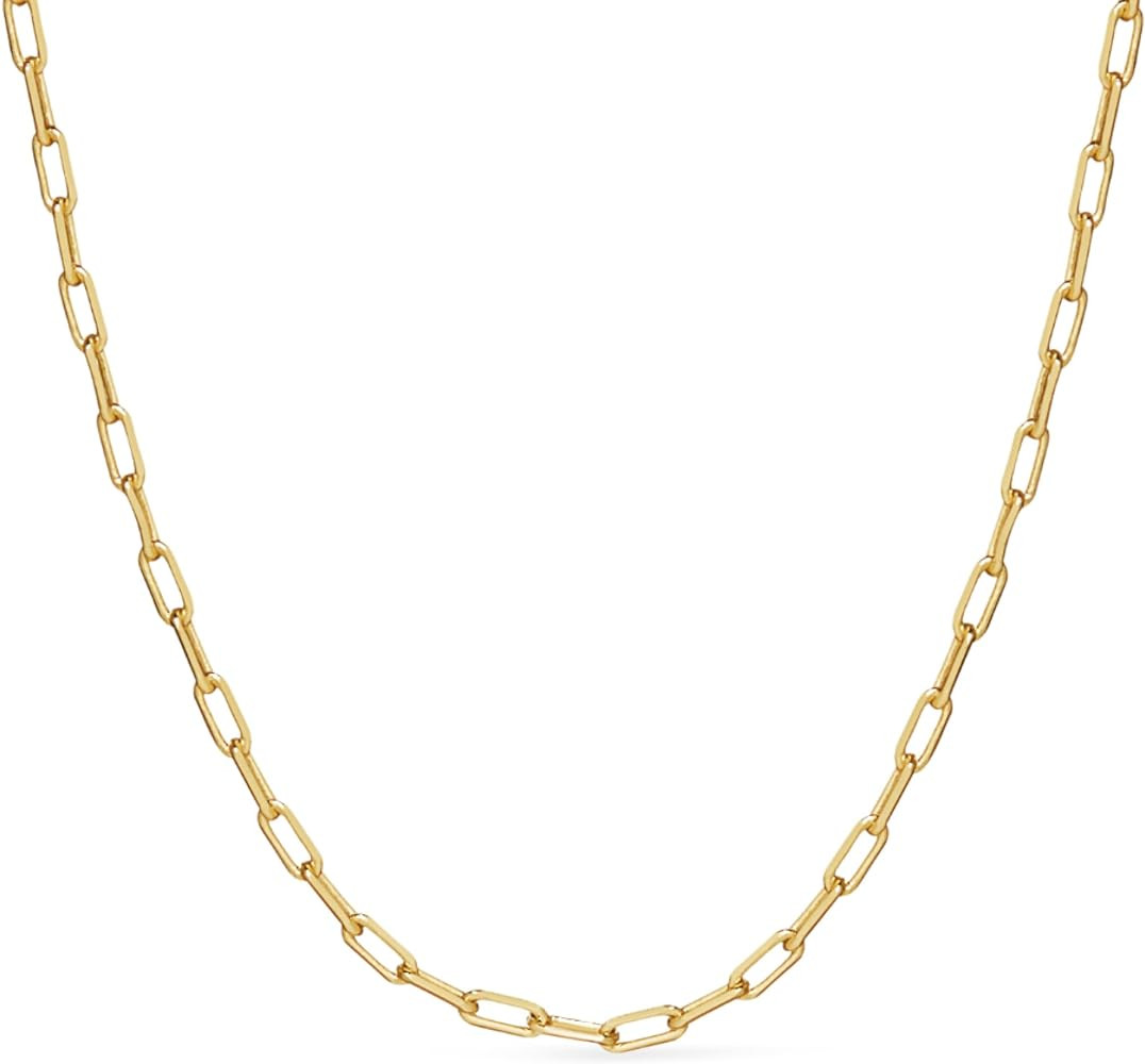 Ana Luisa | Link Chain Necklace | 14K Gold Plated Chain | Versatile, Easy-To-Layer | Hypoallergen... | Amazon (US)