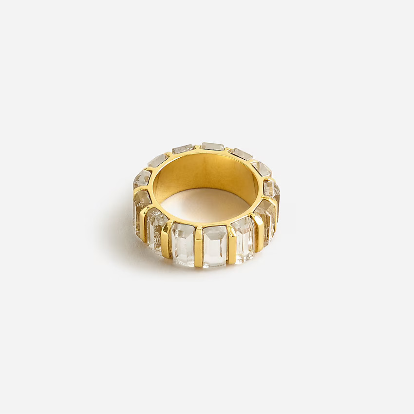 Faceted crystal band | J. Crew US