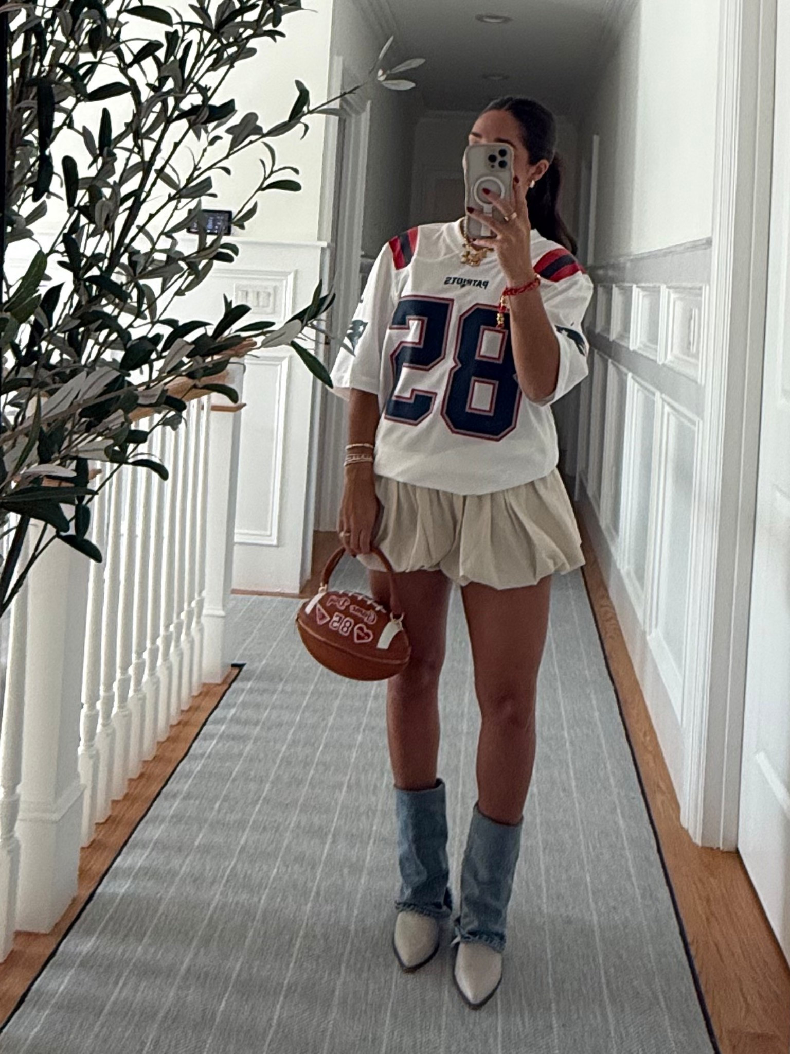 Boots are Steve Madden but can’t find!! Bag is elite for football season! 

#LTKShoeCrush