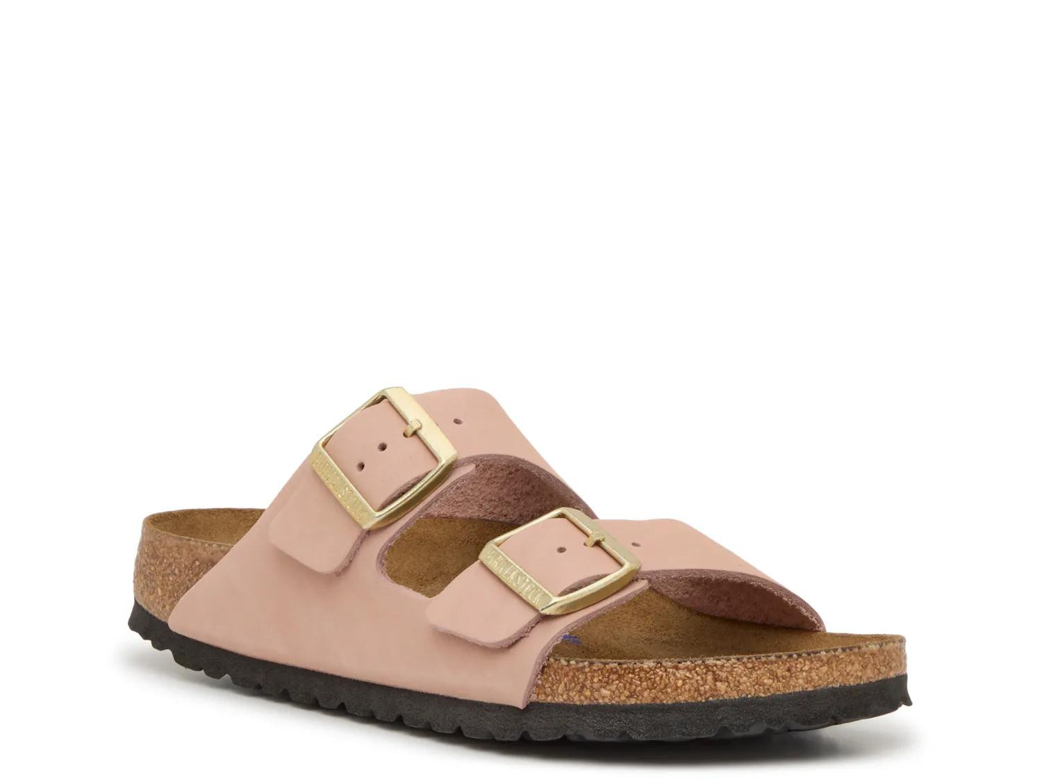 Birkenstock Arizona Soft Footbed Slide Sandal | Women's | Soft Pink | Size EU 41 / US Womens 10-10.5 / Mens 8-8.5 | Sandals | Athletic | Footbed | DSW