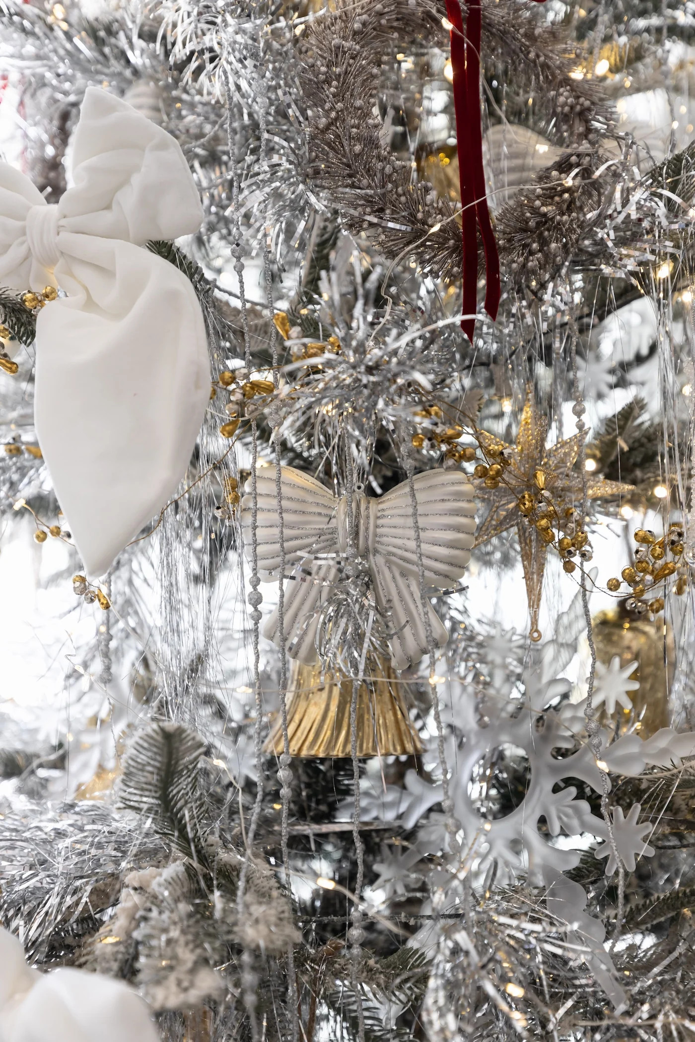 Mercury Glass Bell Ornament - Gold | THELIFESTYLEDCO