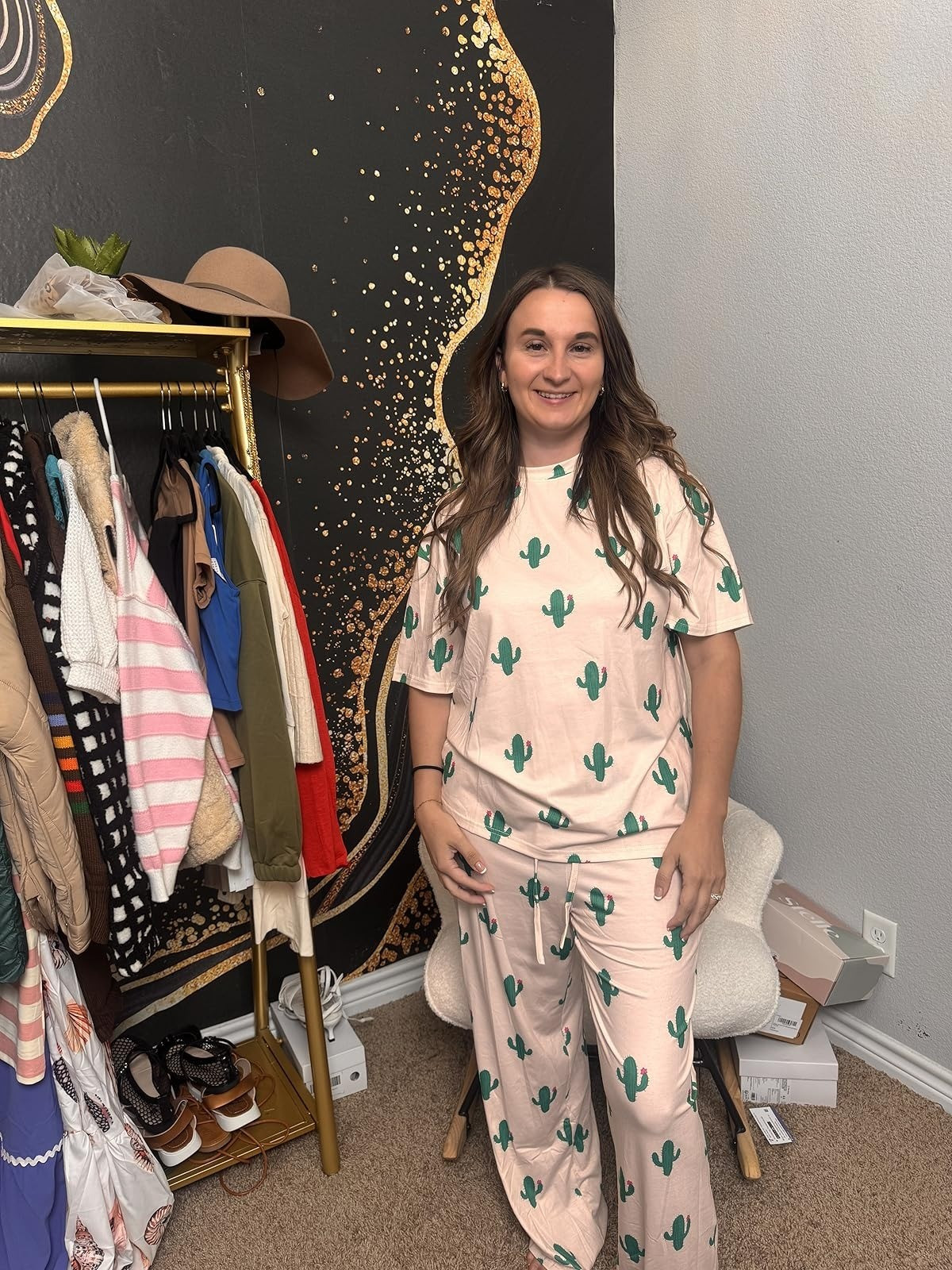 Pajamas so cute, you'll want to wear them all day! Snag the viral Pajama Cactus Set now for the ultimate cozy comfort and style. Perfect for lounging or a fun night's sleep! Tap to shop this adorable, must-have set! #PajamaSet #Loungewear #CactusPrint #CozyVibes #Sleepwear #PJs #ShopTheLook #CutePajamas

#LTKSeasonal #LTKSaleAlert #LTKStyleTip