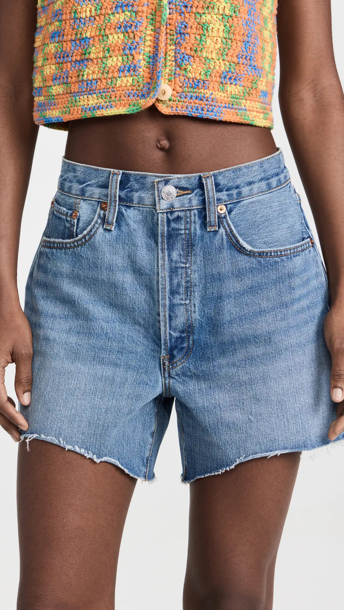 RE/DONE 90s Low Slung Shorts | Shopbop | Shopbop