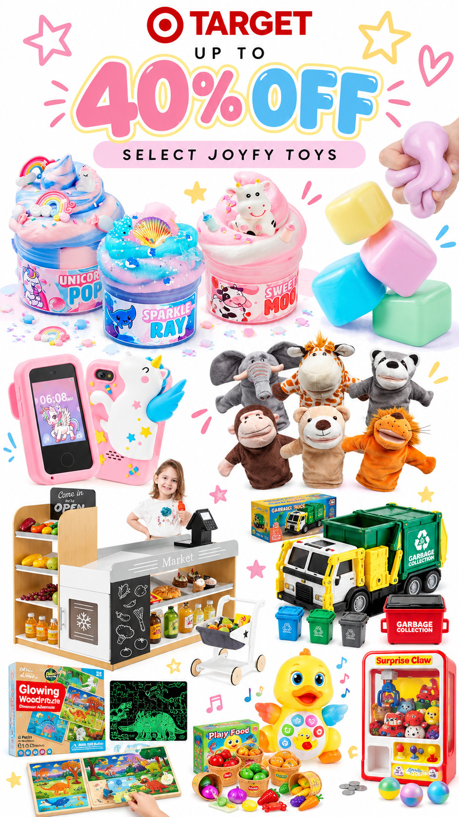 Target Up to 40% off select Joyfy toys 

 #LTKmomlife #LTKSaleAlert #LTKKids
