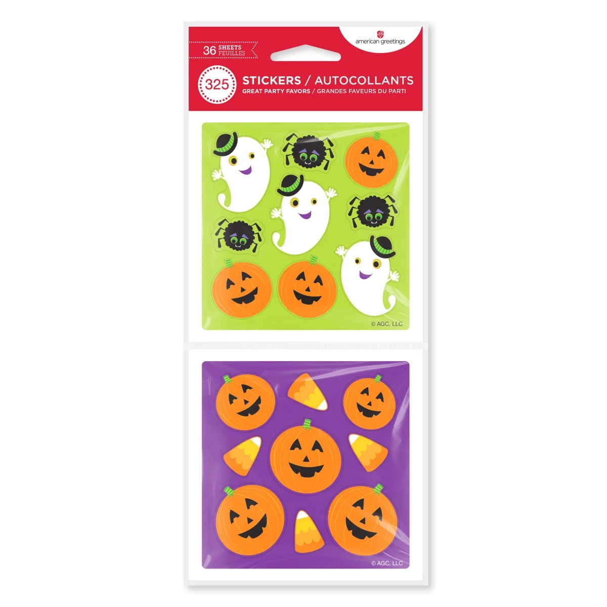 American Greetings Halloween Stickers, Ghosts & Pumpkins (2-Designs, 36-Sheets, 325-Stickers) | Walmart (US)
