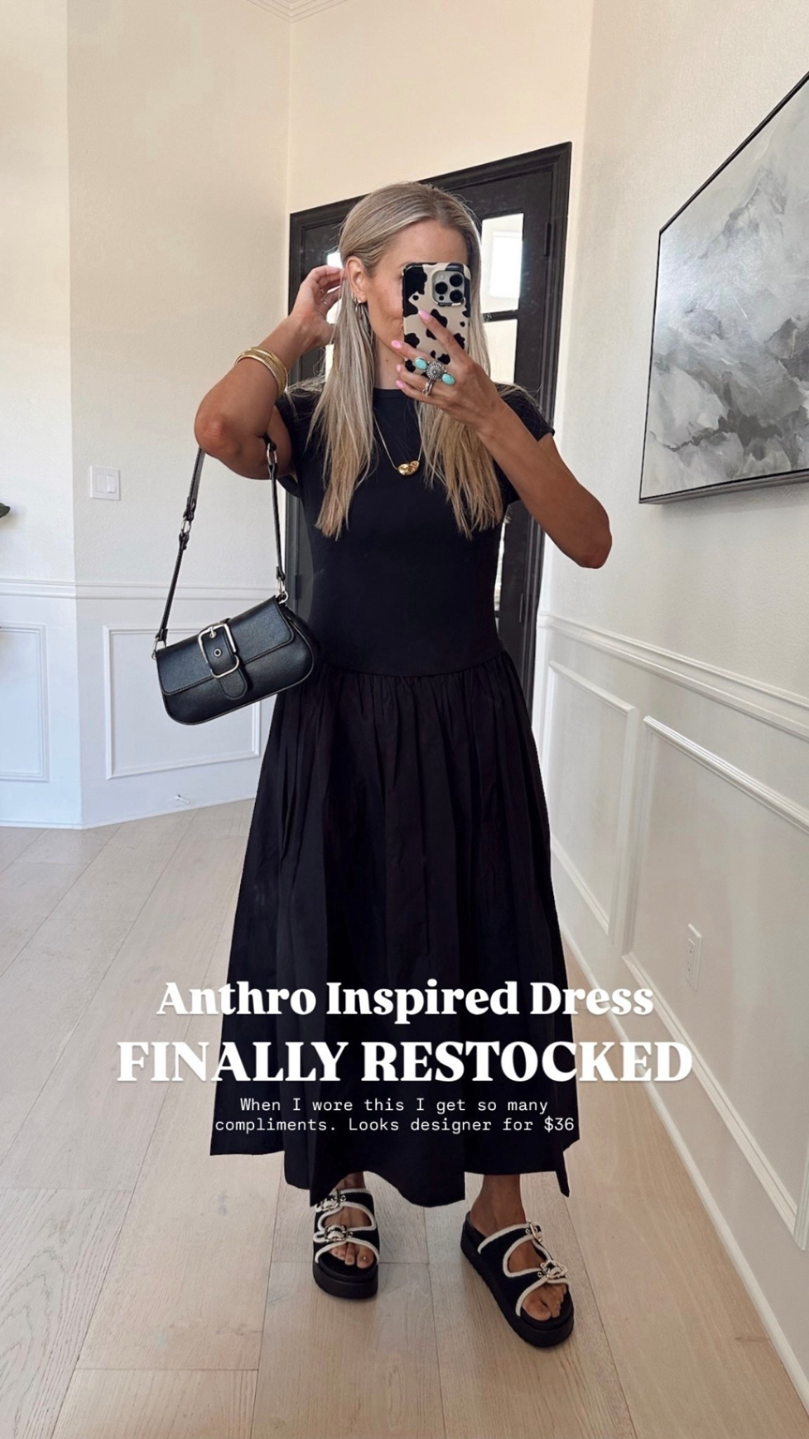 ✨SCROLL TO SHOP✨

Anthro Inspired Dress FINALLY restocked! 🖤 Sizes will go quick! 

Wearing size s / my tts 

#LTKmomlife #LTKootd #LTKWorkwear