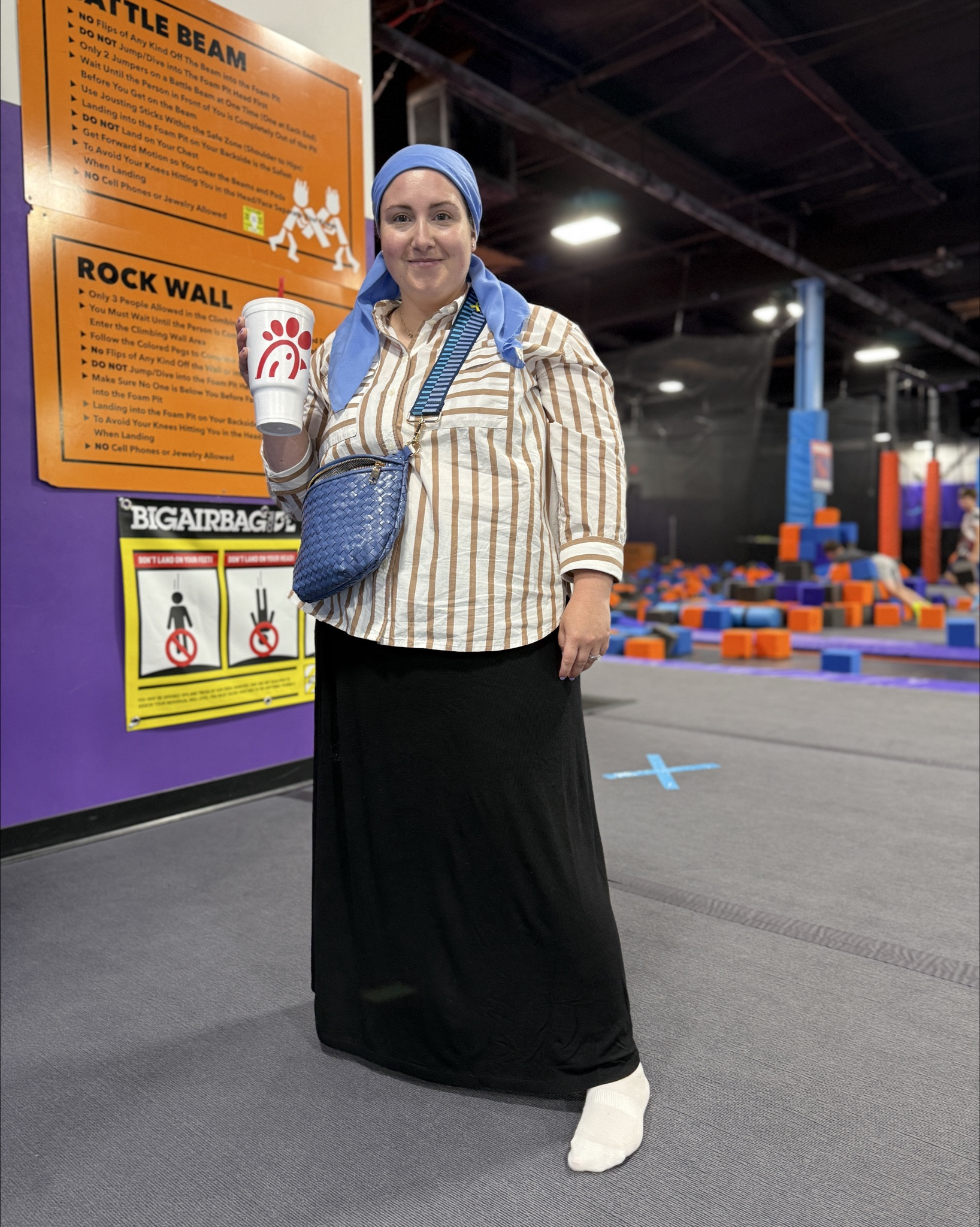 Aside from the fact that I’m stuck at Altitude Trampoline Park, I am LOVING my outfit today. Feeling very coastal grandma/Diane Keaton if she were an Orthodox Jew, and I don’t hate it. 🤣

Wearing an XXL in this button down from Loft. The brown is a bit less bright and more brown in person vs. the website photo which looks more camel.

#LTKPlusSize #LTKSaleAlert #LTKSummerEdit