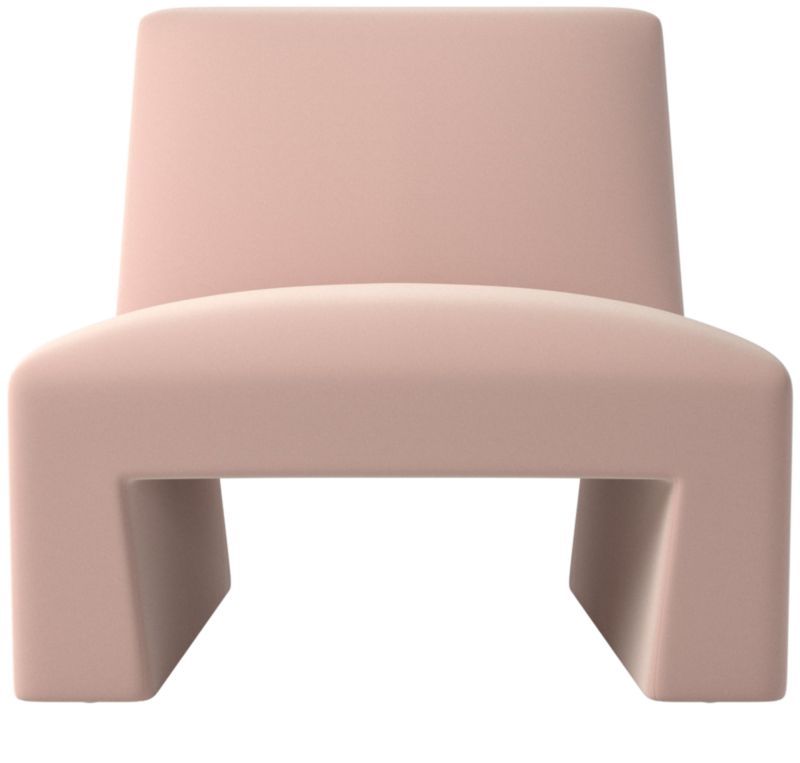 Dario Dale Blush Lounge Chair | CB2 | CB2