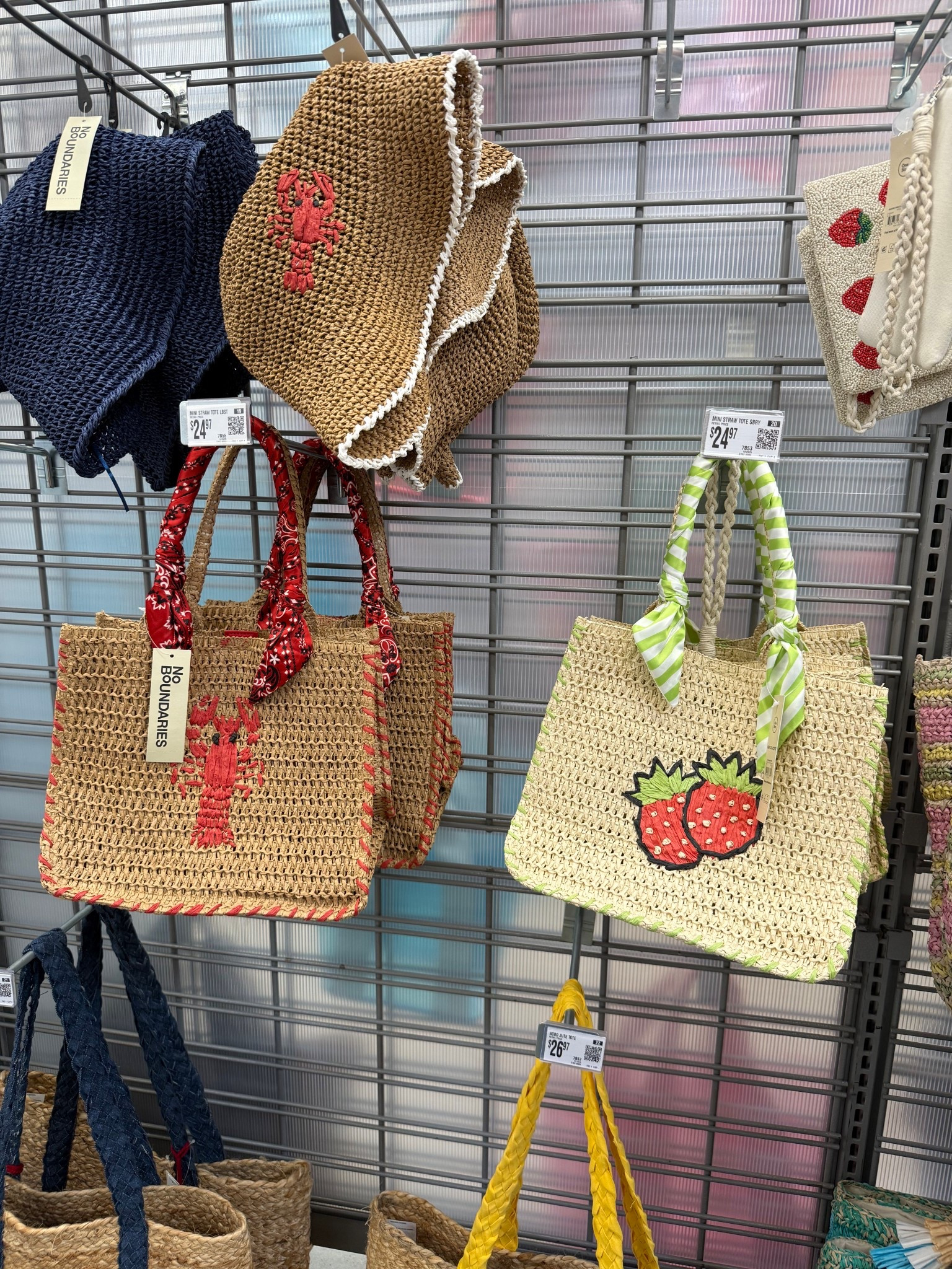 More cute spring | summer totes 🦞🍓🌞