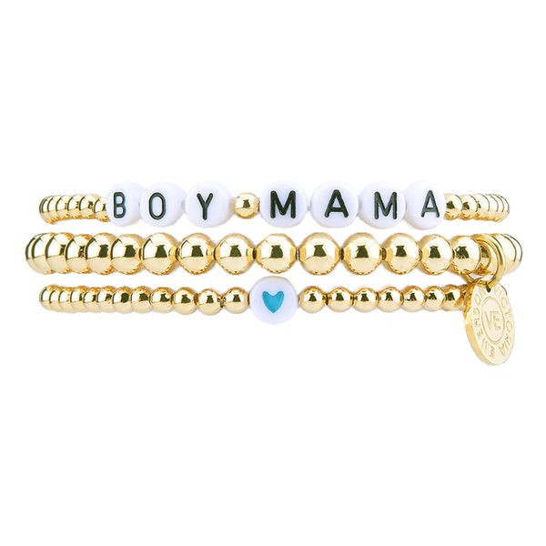 Boy Mama Stacking Bracelet Set | Victoria Emerson