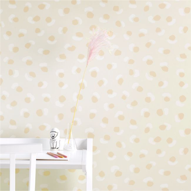 Chasing Paper Spotted Removable Wallpaper | Crate & Barrel