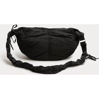 M&S Nylon Ruched Sling Shoulder Bag Black | Marks & Spencer (UK)