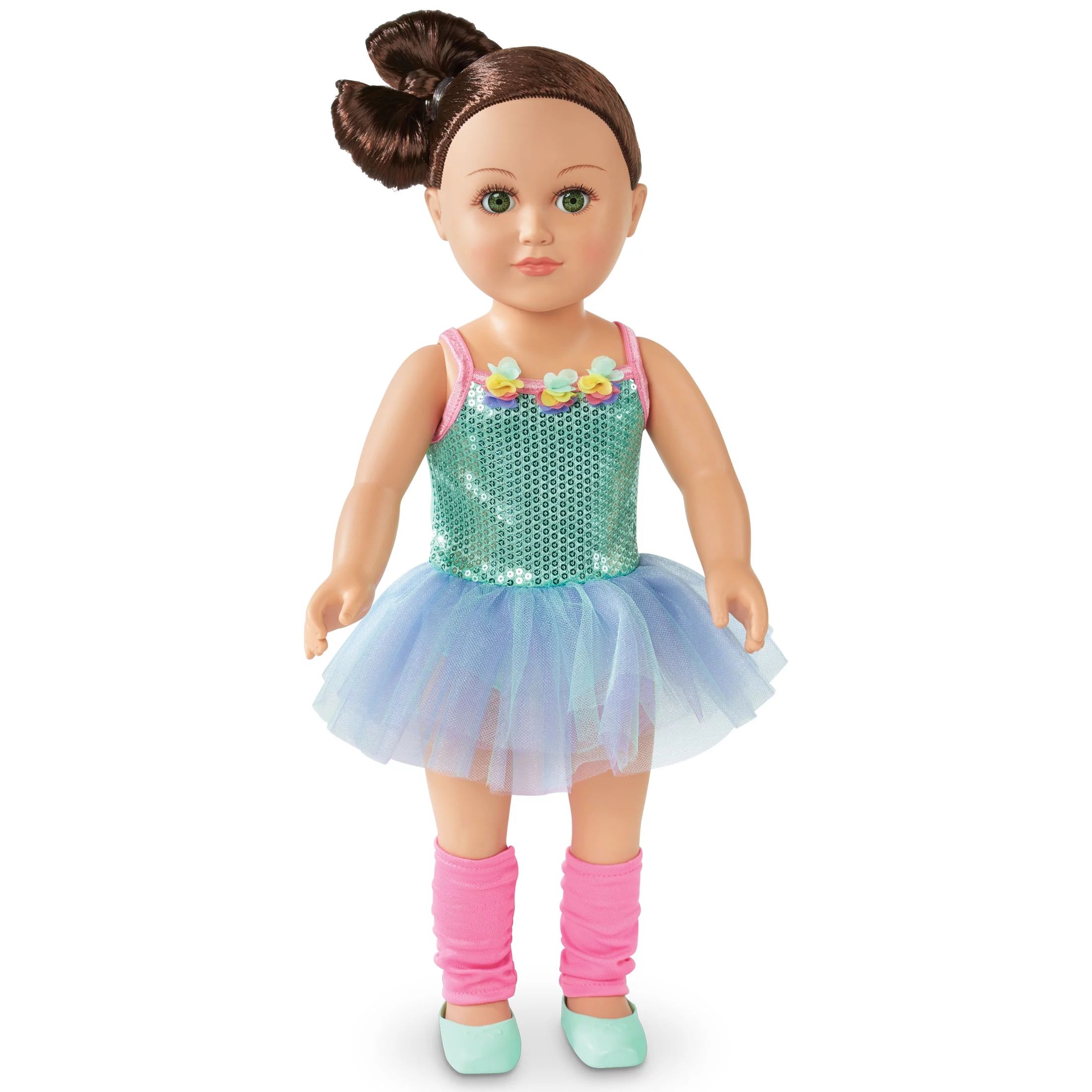My Life As Gracelynn Posable 18 inch Doll, Brunette Hair, Green Eyes | Walmart (US)