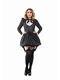 Party King Women's Plus Size Bad Dreams Babe Sexy Costume, Black, 2X | Amazon (US)