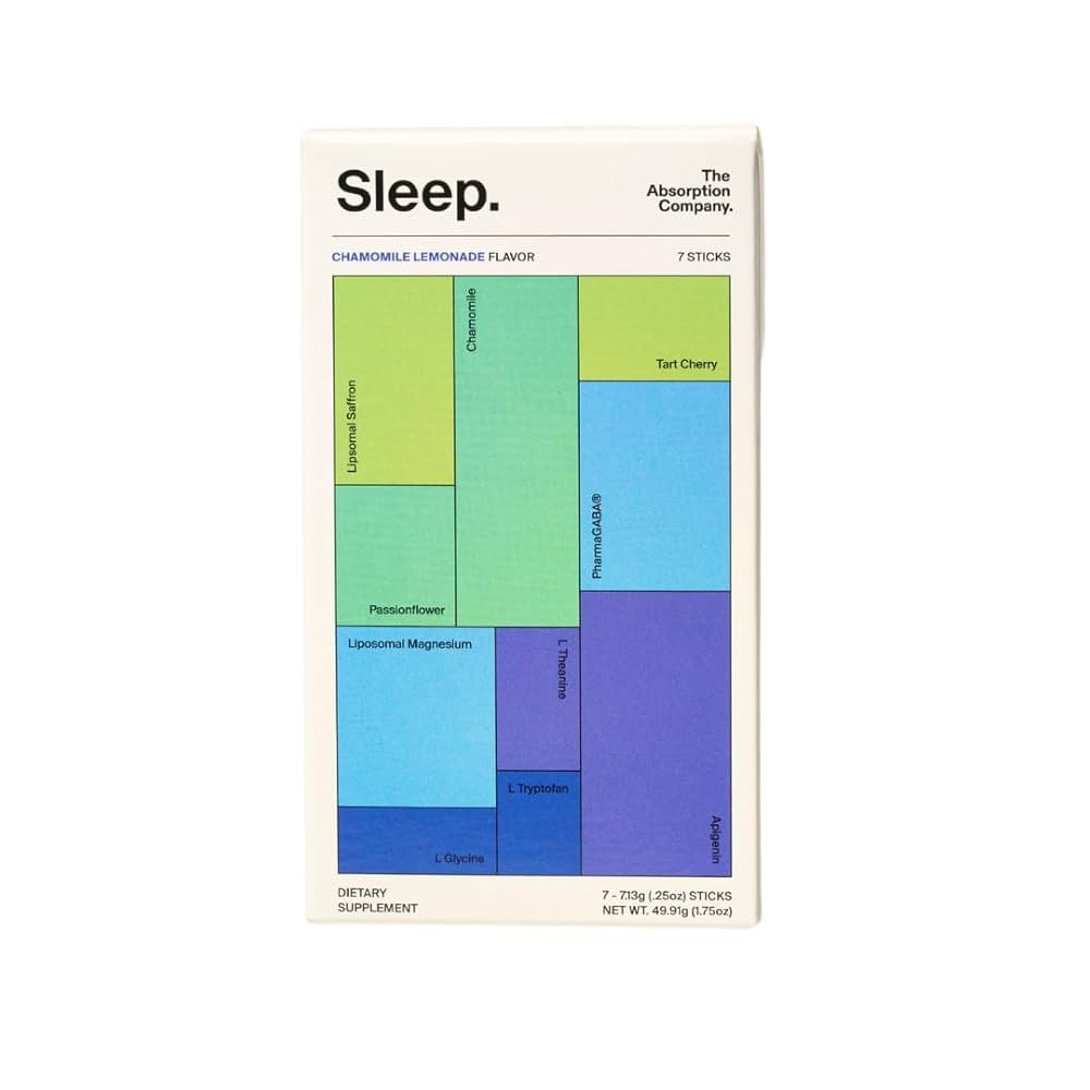 Sleep Aid Powder - Calming Drink for Deep Sleep with Liposomal Saffron, Magnesium & PharmaGABA Me... | Amazon (US)