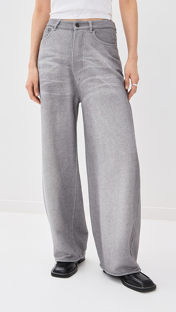 Acne Studios Edemi Melange Casual Trousers | Shopbop | Shopbop