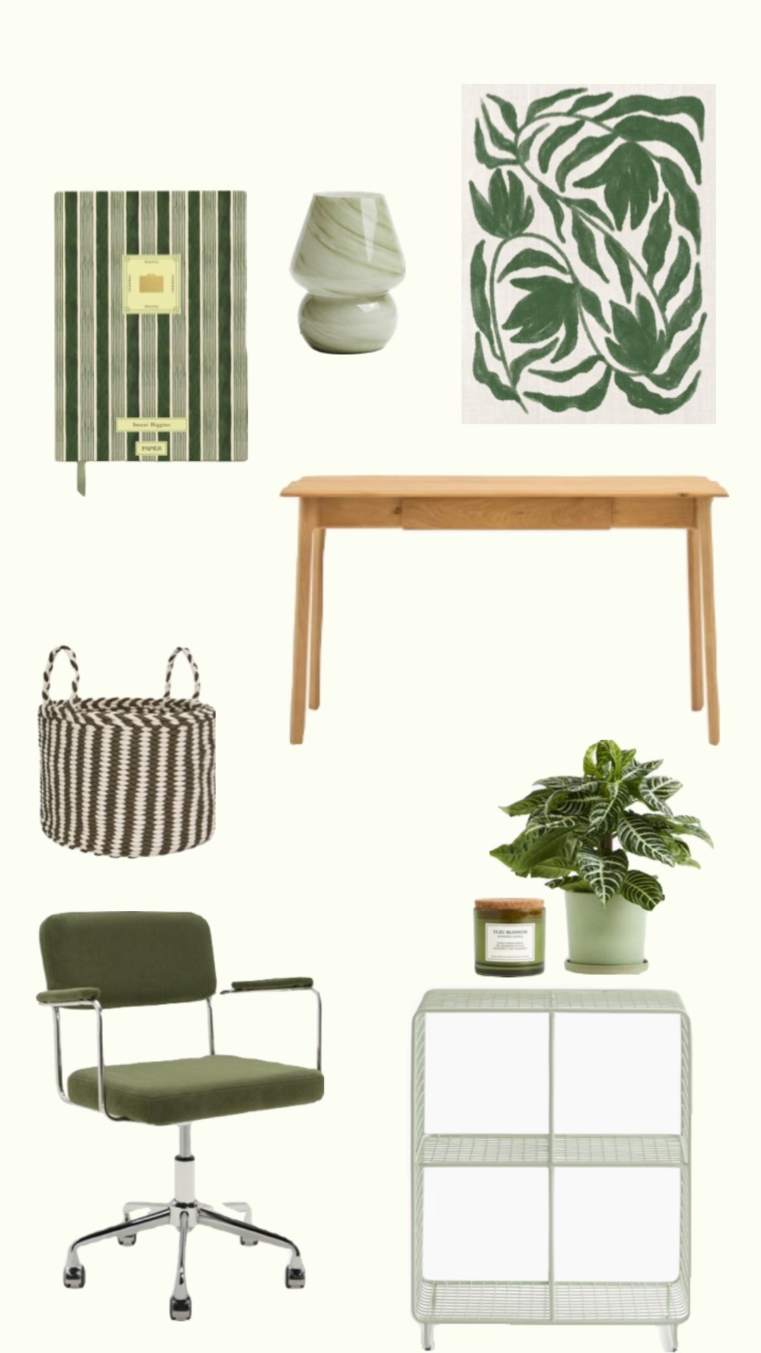 Green office/desk space inspo 

#LTKuk #LTKhome
