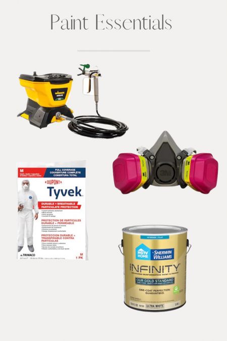 Everything you need for your next painting project! Paint sprayer , airless paint sprayer, respirator, durable paint

#LTKhome #LTKFind