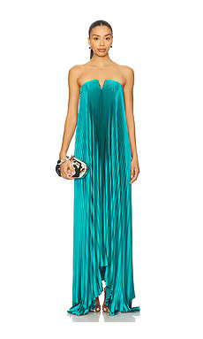 L'IDEE Black Tie Gown in Jewel from Revolve.com | Revolve Clothing (Global)