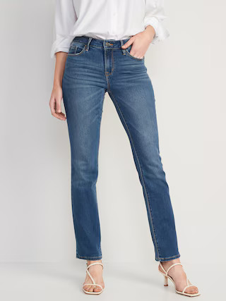 Mid-Rise Kicker Boot-Cut Jeans | Old Navy (US)