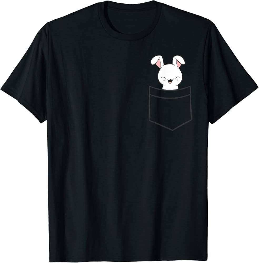 Bunny In The Pocket Cute Pocket Bunny T-Shirt | Amazon (US)