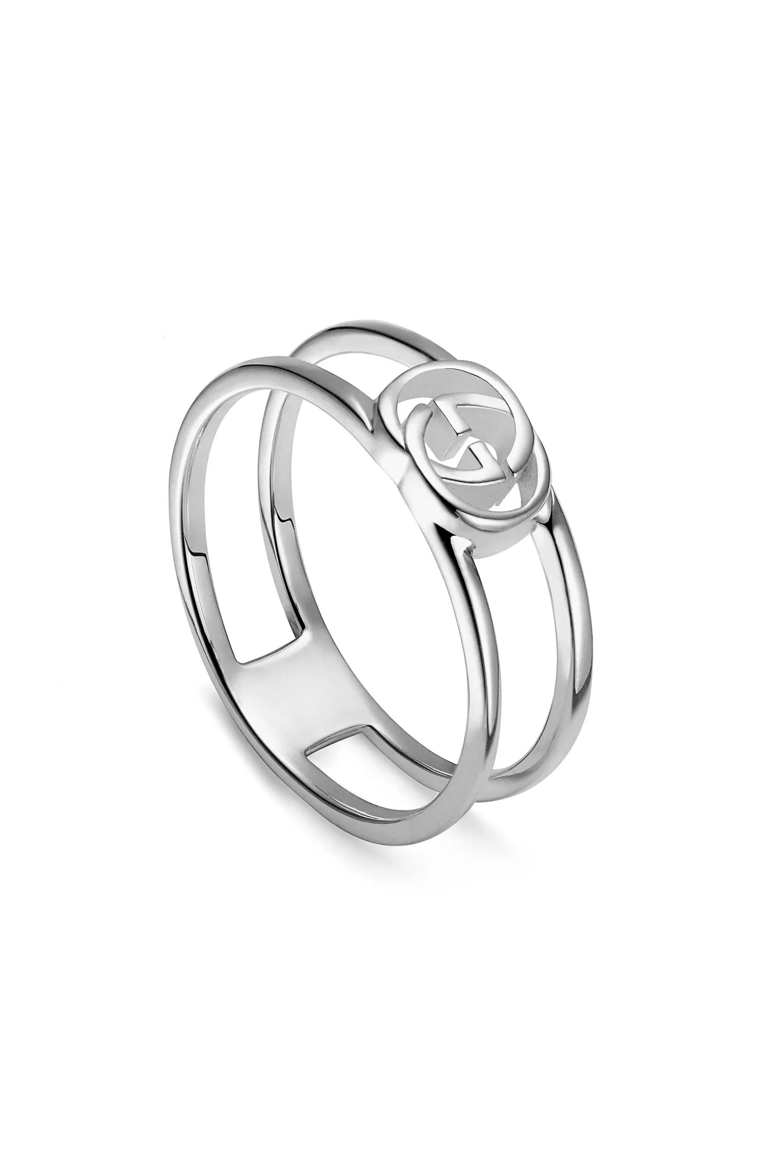 Interlocking G Silver Ring | Nordstrom