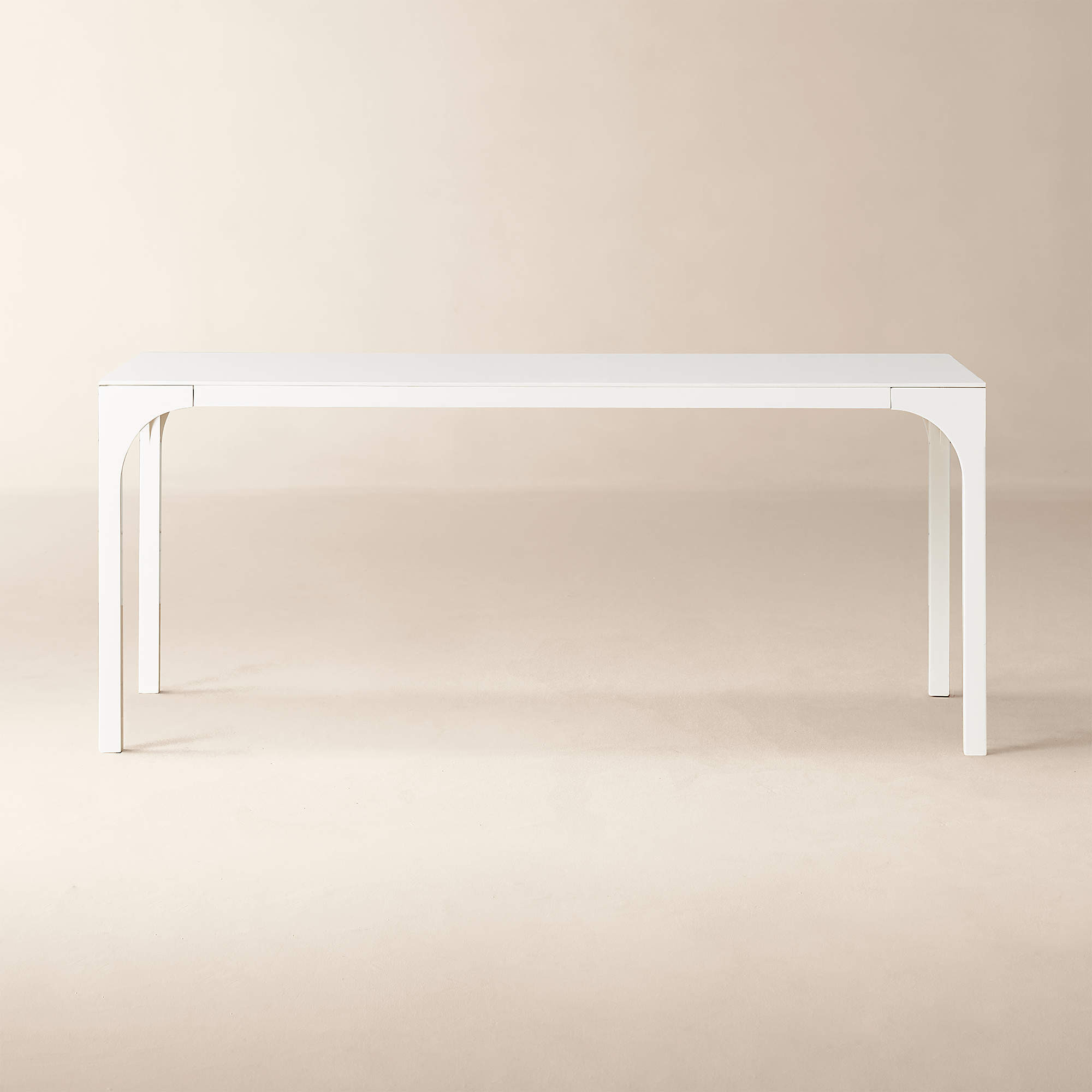 Aqua Virgo 72" Rectangular White Dining Table + Reviews | CB2 | CB2