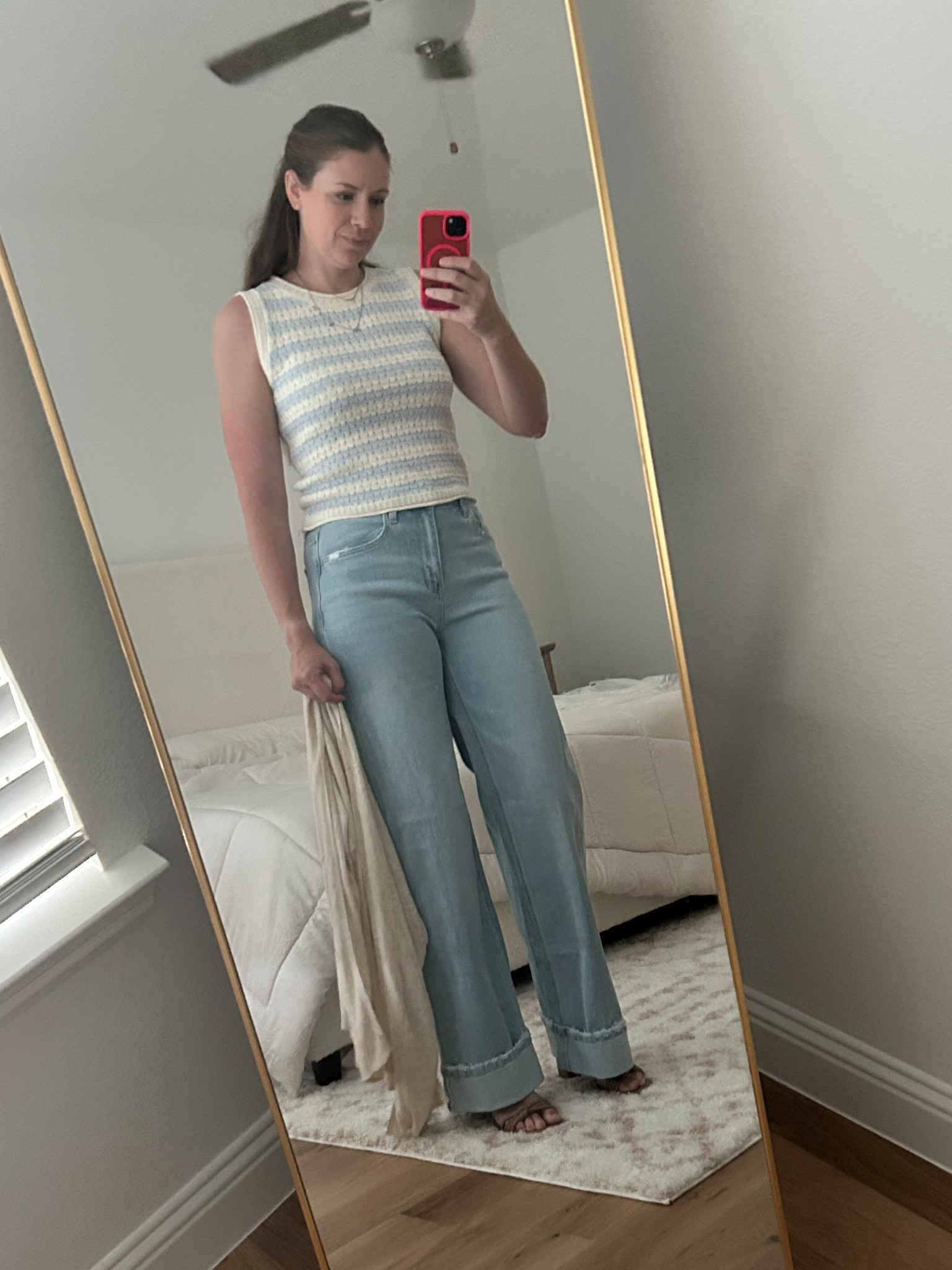 Work wear vibe

Work clothes, casual work, denim, wide leg 

#LTKFindsUnder100 #LTKWorkwear