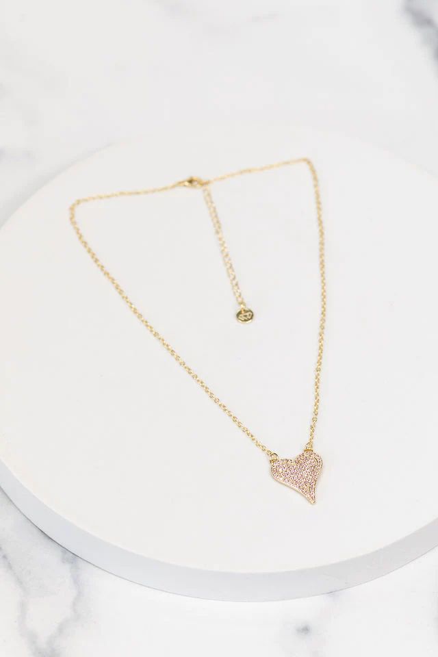 Becca Crystal Heart Necklace by Treasure Jewels | Avara