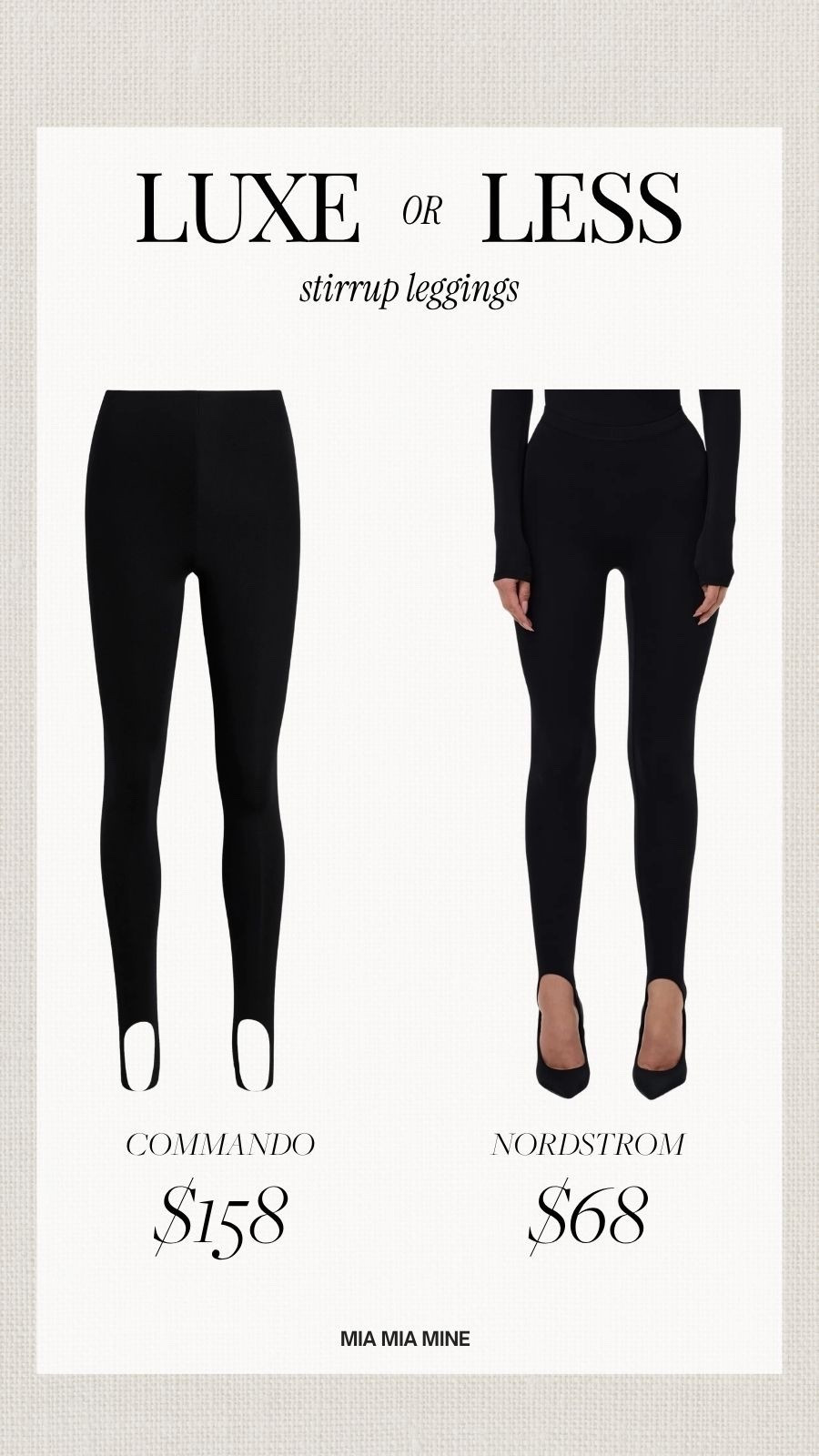 Fall designer inspired finds
Save or splurge stirrup leggings
Commando leggings

#LTKOver40 #LTKSeasonal #LTKmomlife