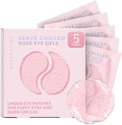 Patchology Serve Chilled Rosé Hydrating Under Eye Patches – Hyaluronic Acid & Antioxidant-Infu... | Amazon (US)