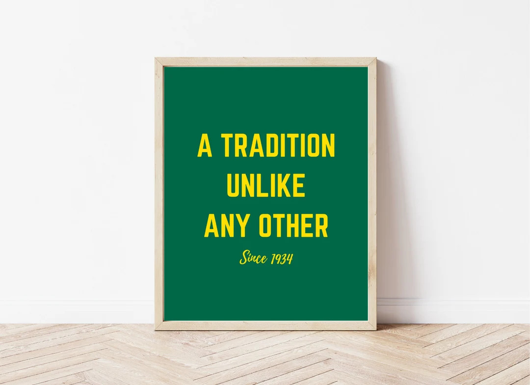 Masters Wall Decor | Golf Print | A Tradition Unlike Any Other | Masters Tournament | Golf Art | ... | Etsy (US)