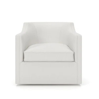 Marietta Linen Swivel Armchair | Wayfair North America