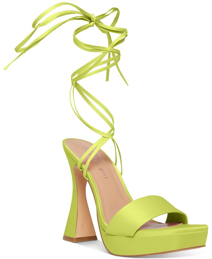 Women's Zora Tie-Up Platform Dress Sandals | Macys (US)