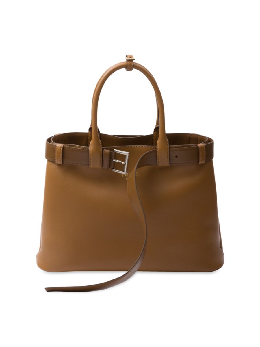 Buckle Large Leather Handbag with Belt | Saks Fifth Avenue (UK)