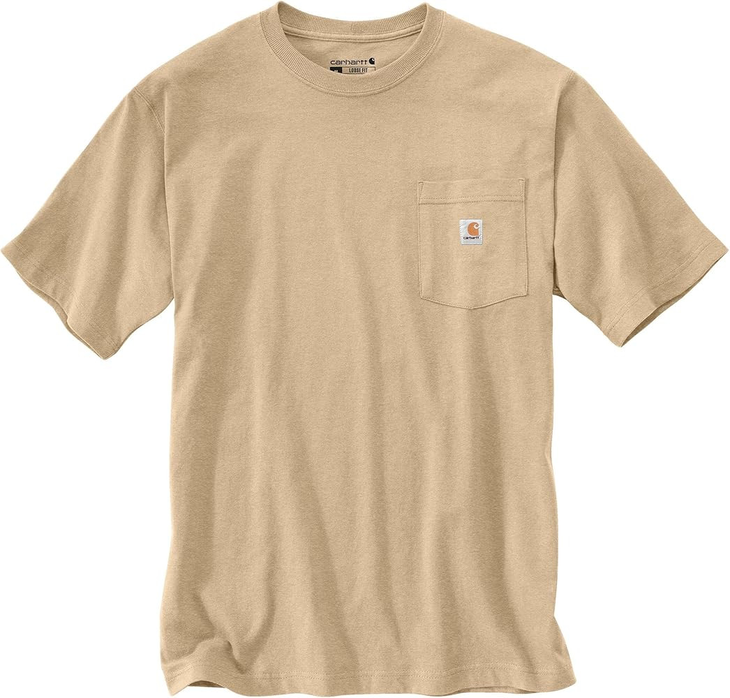 Carhartt Men's Loose Fit Heavyweight Short-Sleeve Pocket T-Shirt | Amazon (US)