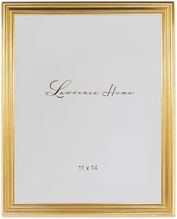 Lawrence Frames 11x14 Sutter Burnished Gold Picture Frame (536211) | Amazon (US)