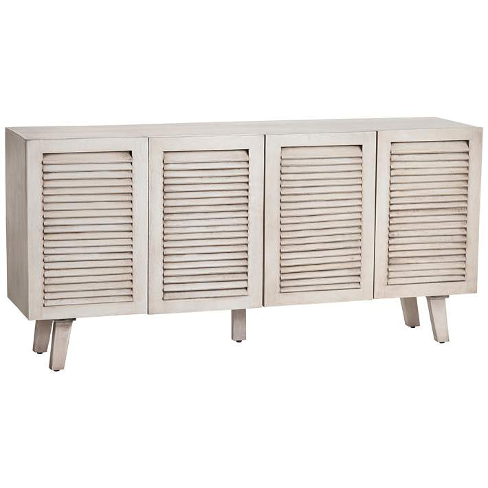 Crestview Collection Sandpiper Wooden Four-Door Console - #496A9 | Lamps Plus | Lamps Plus
