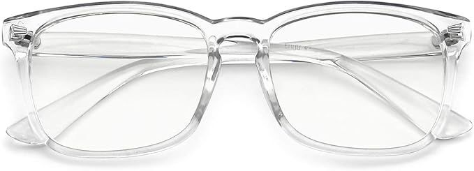 Slocyclub Blue Light Blocking Glasses Vintage Nerd Square Keyhole Design Eyeglasses Frame for Wom... | Amazon (US)